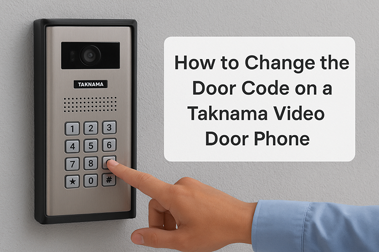 رمز درب آیفون تصویری تکنما